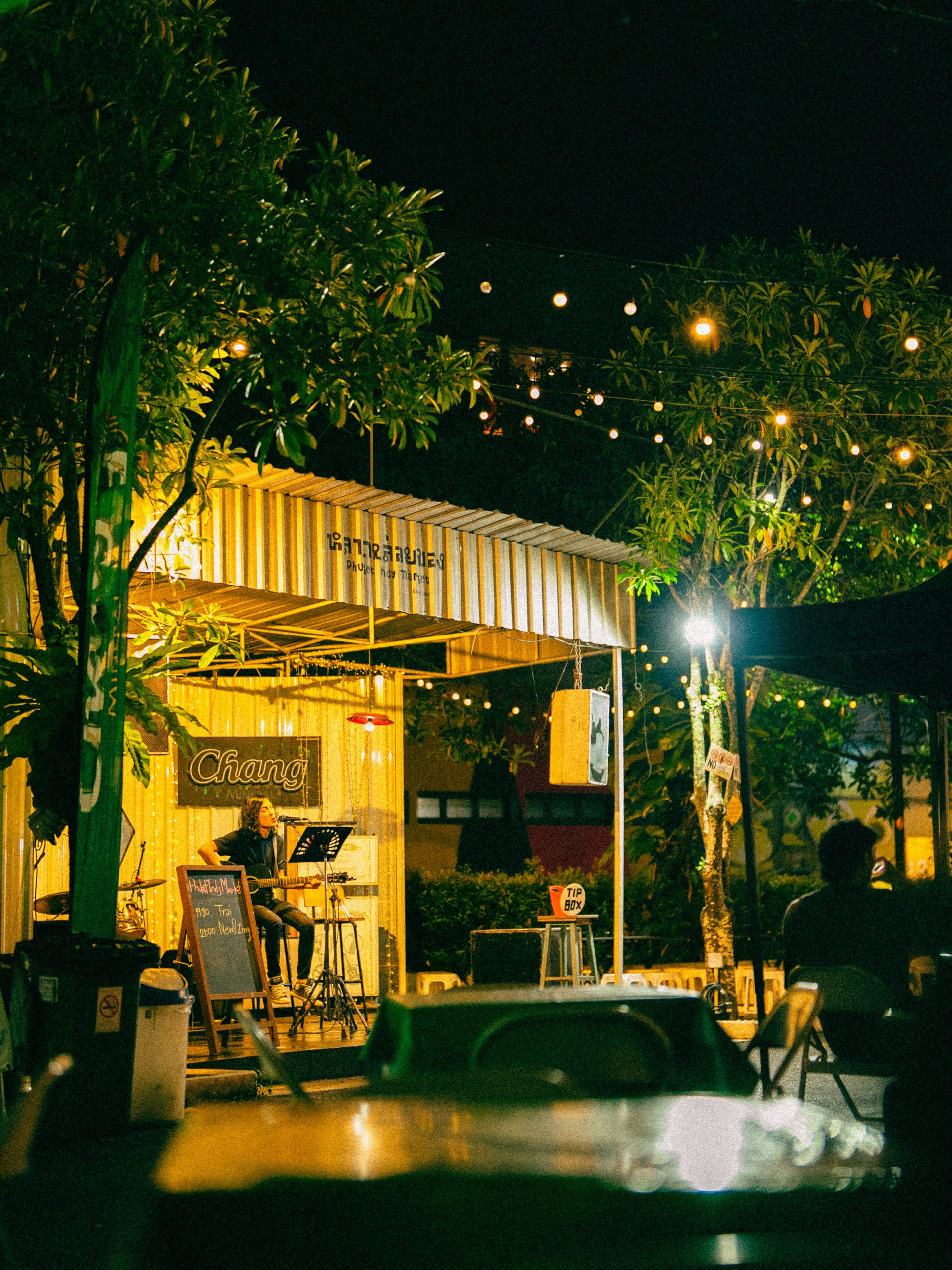 Photo of an outdoor music venue, by Karanjit Borah from Unsplash